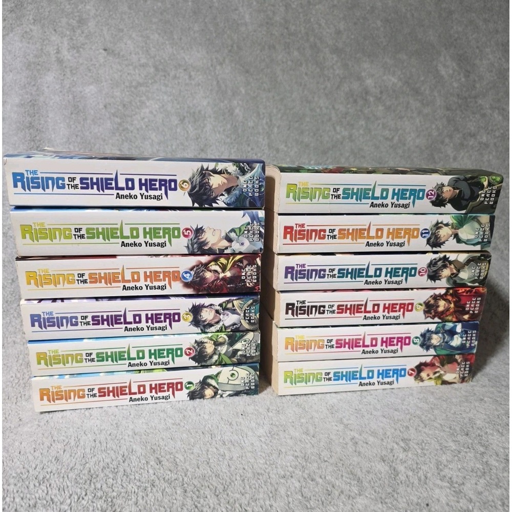 The Rising of the Shield Hero Pbk By Yusagi Light Novel Lot Vol 1-12 English